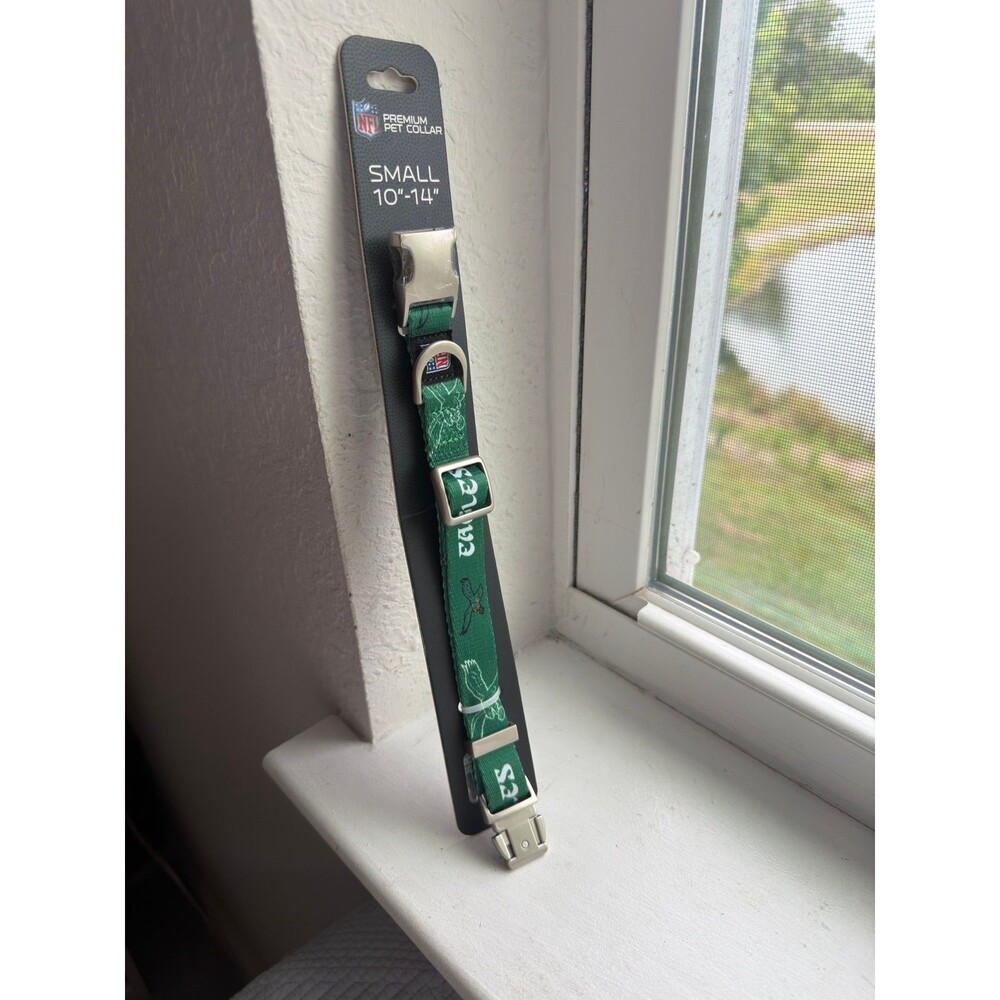 NWT! Philadelphia Eagles NFL Collection Premium Pet Collar Size Small 10-14”